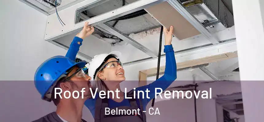 Roof Vent Lint Removal Belmont - CA